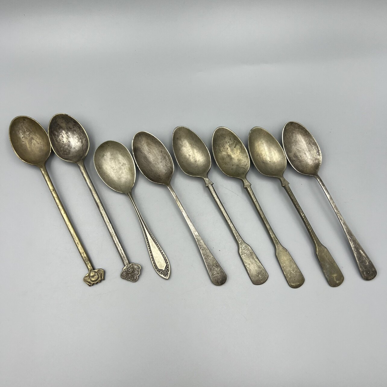老物件西洋回流中古vintage餐具餐具大勺子摆件古董收藏