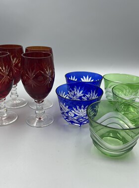 单价随机发七八十年代老物件怀旧中古收藏品玻璃杯子摆件旧物
