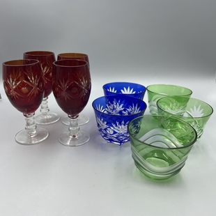 单价随机发七八十年代老物件怀旧中古收藏品玻璃杯子摆件旧物