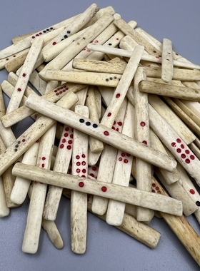 老物件民国期间古董古玩收藏品麻将老骨筹码条牌收藏品摆件装饰