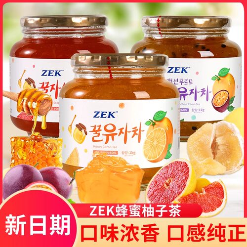 ZEK韩国进口蜂蜜柚子茶1kg