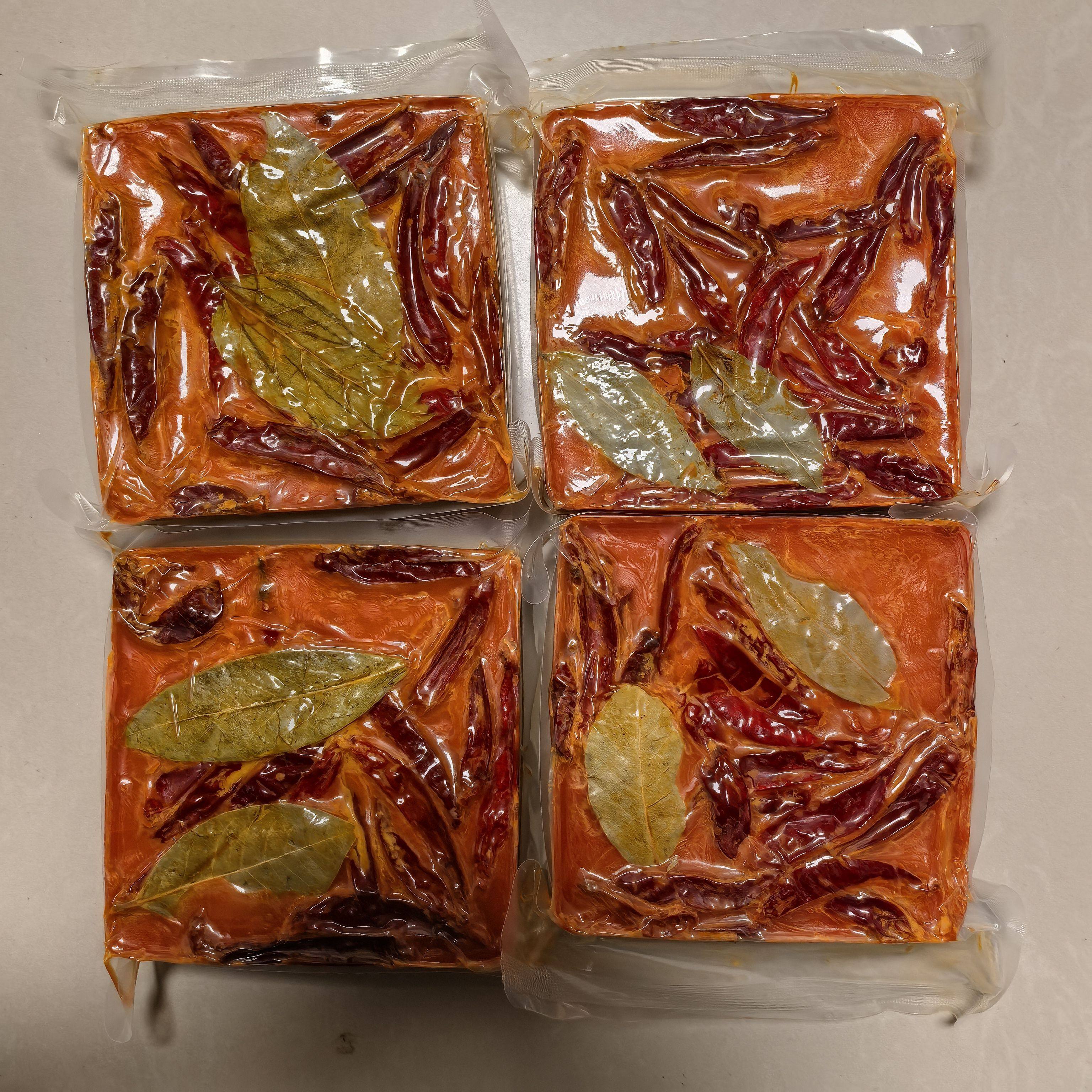 君辉手工牛油火锅底料500g简袋四川特产川味家用商用火锅底料景区