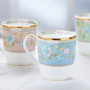 Noritake则武YOSHINO吉野樱花马克杯田园风水杯日本产大容量杯子