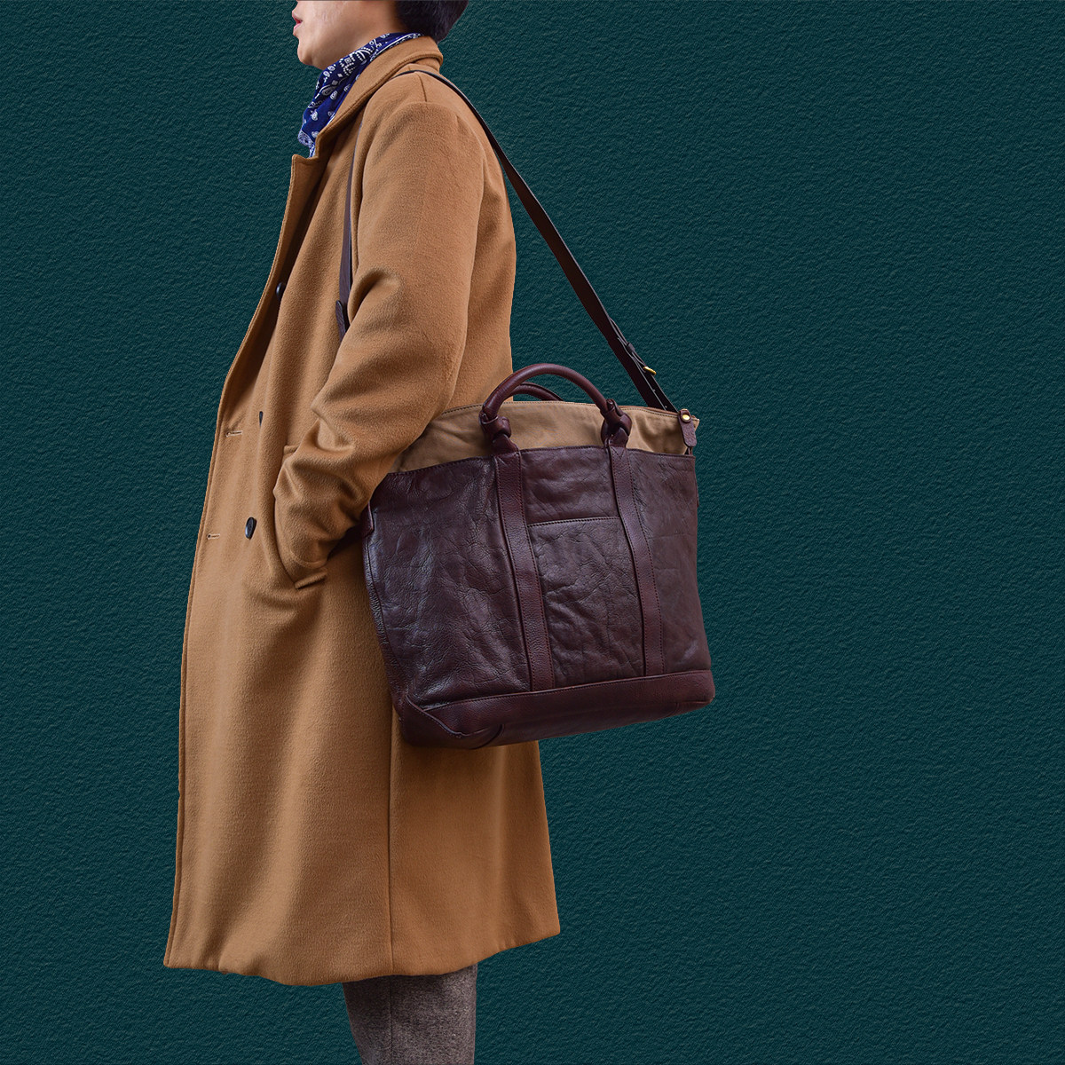 二十四街  复古日系大容量高端油腊植鞣牛皮斜挎托特包手提公文包,箱包皮具/热销女包/男包,男士包袋,淘宝优惠券,粉丝福利购,淘宝优惠卷