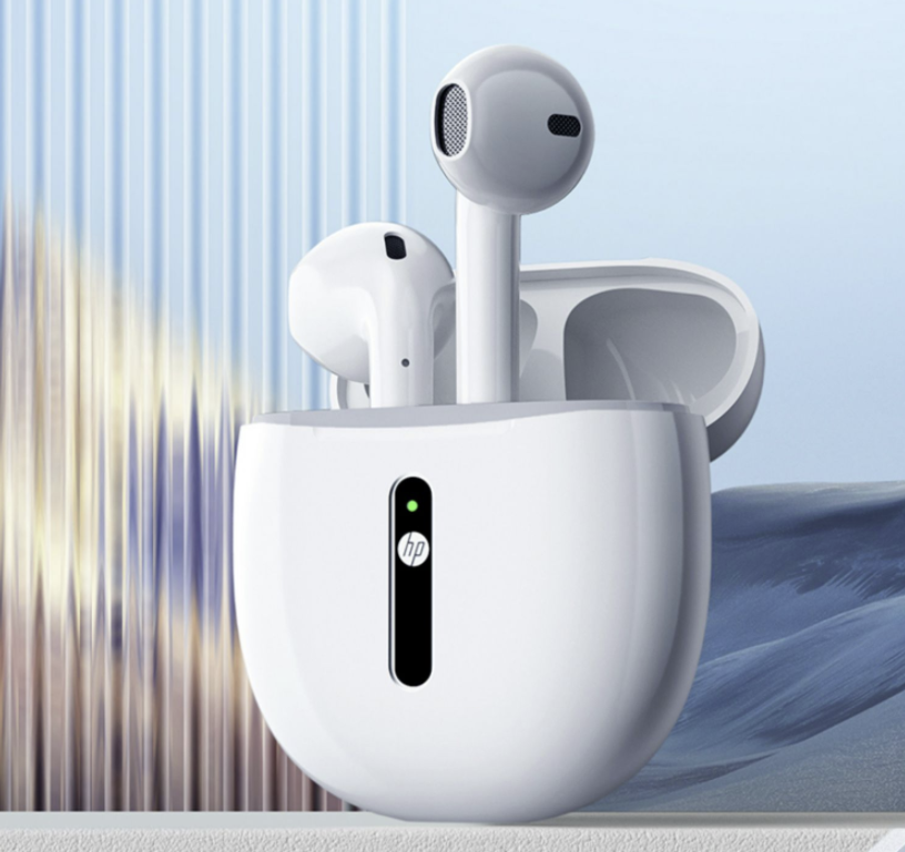 HP惠普蓝牙耳机半入耳式降噪耳机 30h续航象牙白H10H 标配