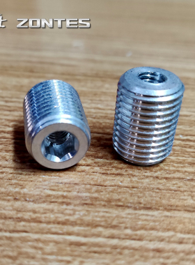 升仕ZT310T1T2启典KD150-G1G2U1U2摩托车方向把螺纹衫套把头螺丝