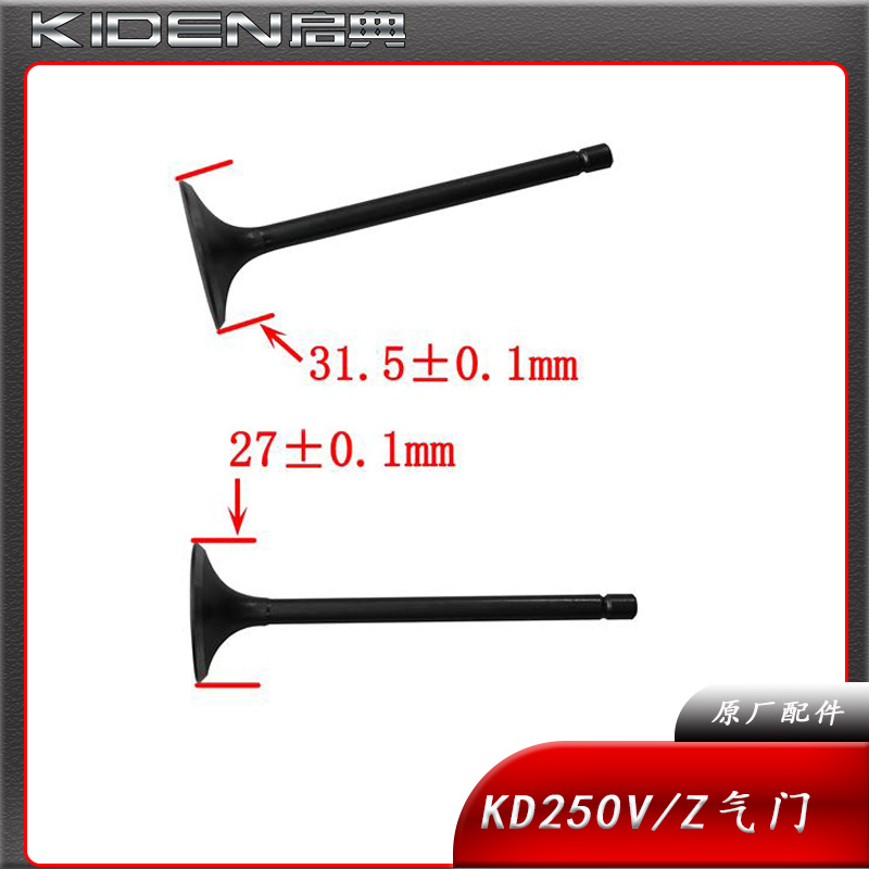启典KD250ZKD250V进气门排气门