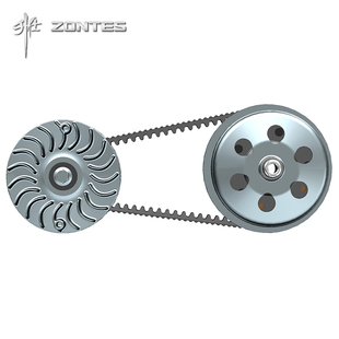 升仕踏板ZT310M踏板摩托三角皮带主动轮从移动轮离合器甩块总成