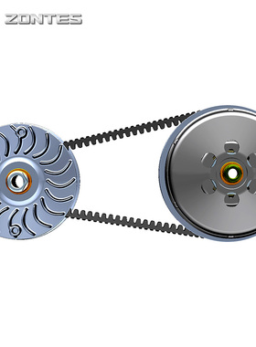 升仕ZT350T-E/D/M踏板V形传动皮带主从动轮移动轮碗弓滚珠离合器