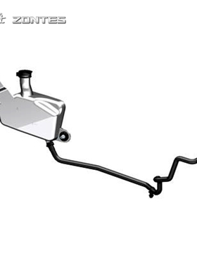 升仕ZT150D ZT150T-M踏板车散热器副水箱副水壶配件防冻液水壶