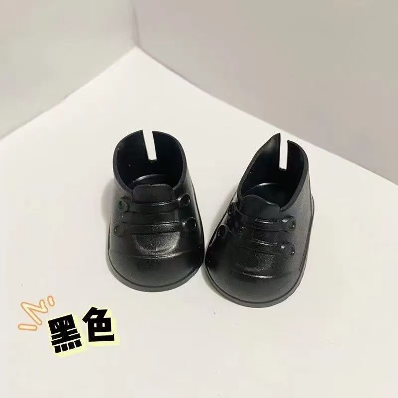 20cm棉花娃娃鞋子可站立棉花娃娃蝴蝶结鞋子换装公仔玩偶配饰