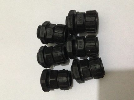 包邮塑料波纹管PE PVC RQG插式快速头PE软管接头10 100个 PG7 M12