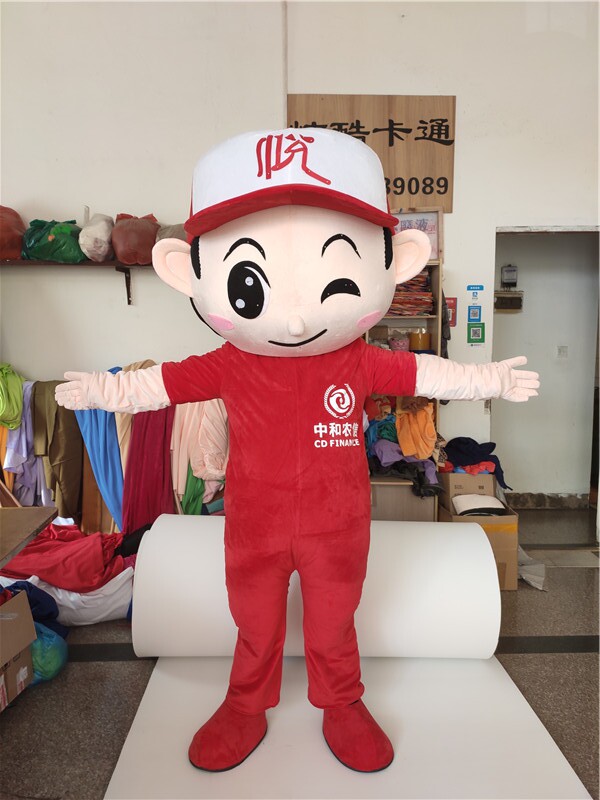 企业形象人偶装扮服成人卡通玩偶服装毛绒布偶舞台行走道具服饰。