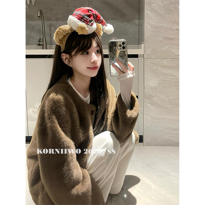 小红书博主推荐！可爱风毛毛外套