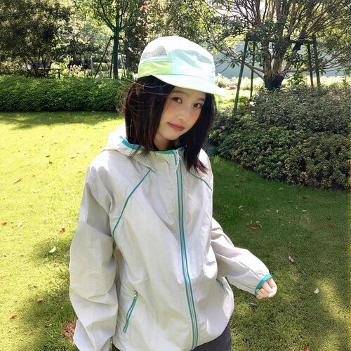 夏季巨好看户外休闲连帽防晒衣女2026新款宽松透气防紫外线防晒服