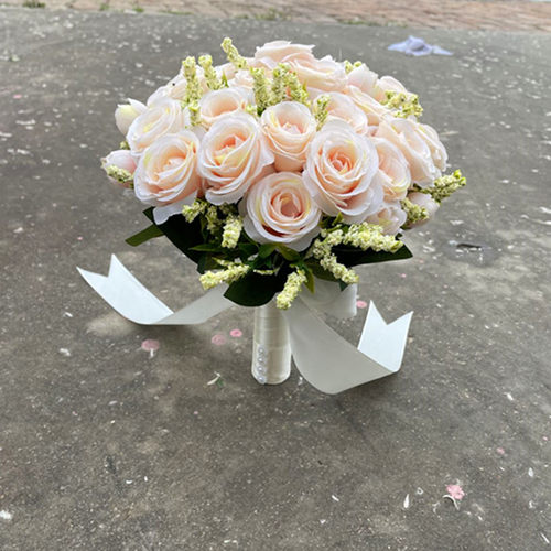 结婚新娘玫瑰仿真花手捧花素材模板 结婚新娘玫瑰仿真花手捧花图片下载 小麦优选