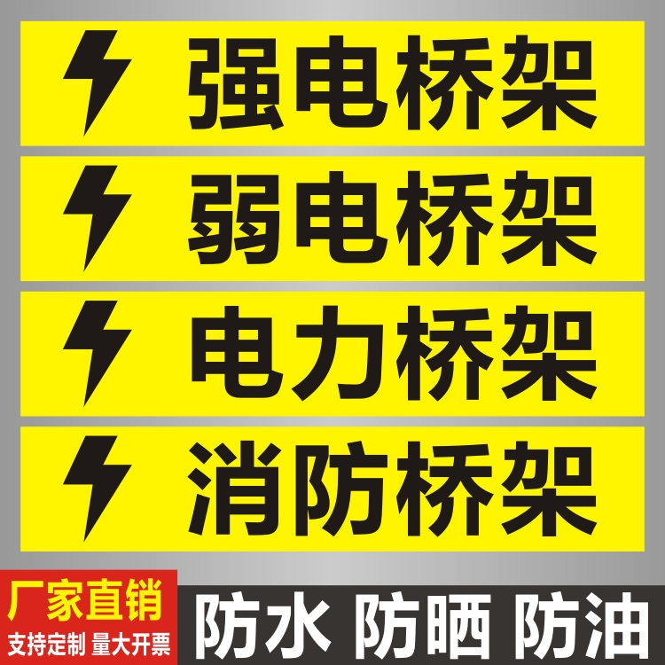 高压消防配电室标志牌贴