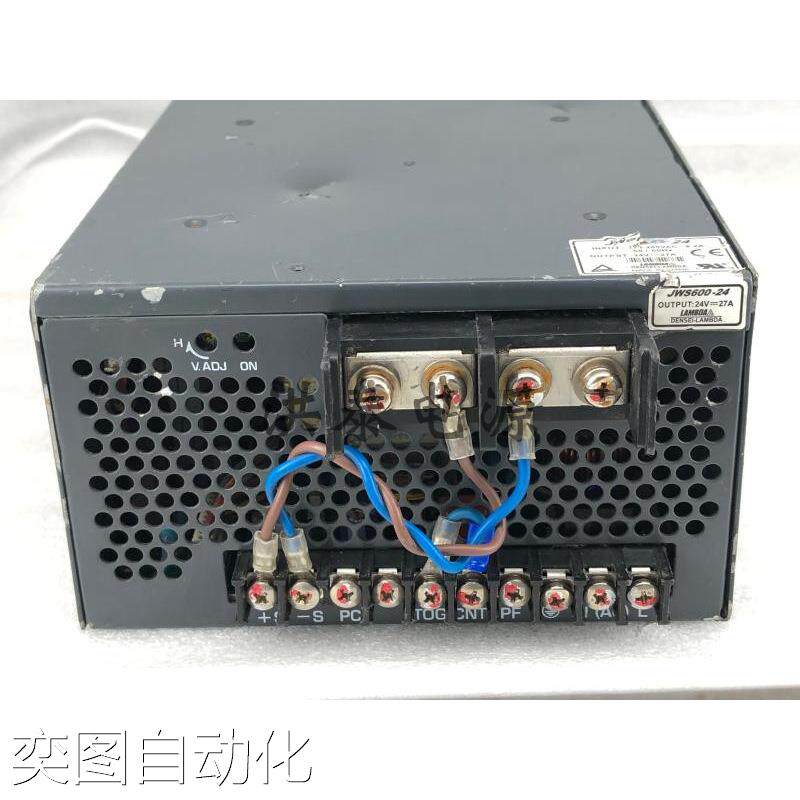 TDK-LAMBDA JWS600-24 开关电源24V/27A/600W 宽电压16-32Vdc可调