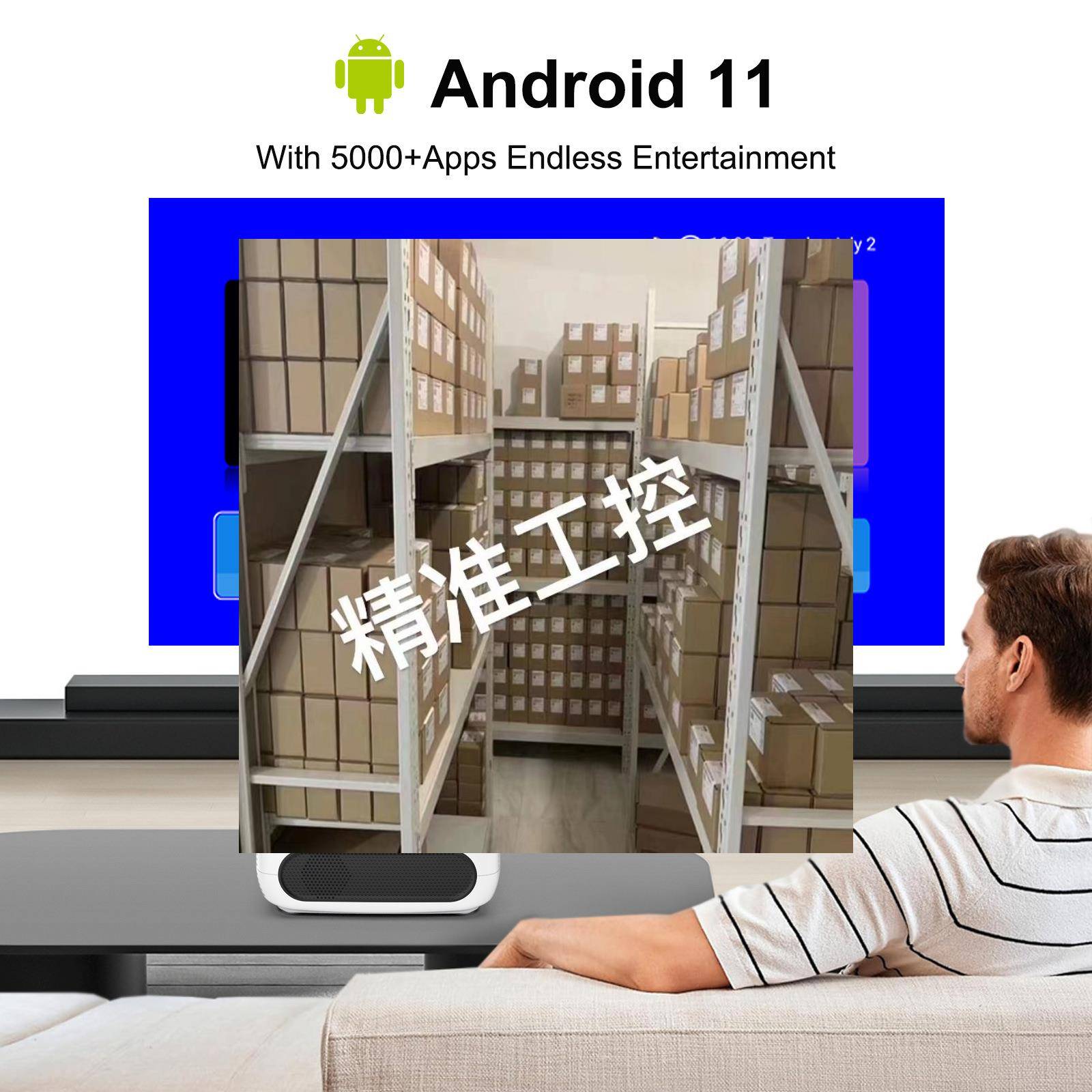 外贸热销B11投影仪1080P家用便携投影机家用无线WIFI家庭4K投影仪议价