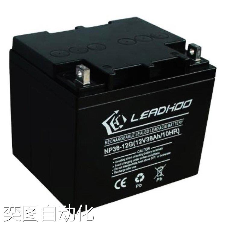 LEADHOO蓄电池NP75-12G利虎胶体12V75AH通讯UPS电源机房电力设施