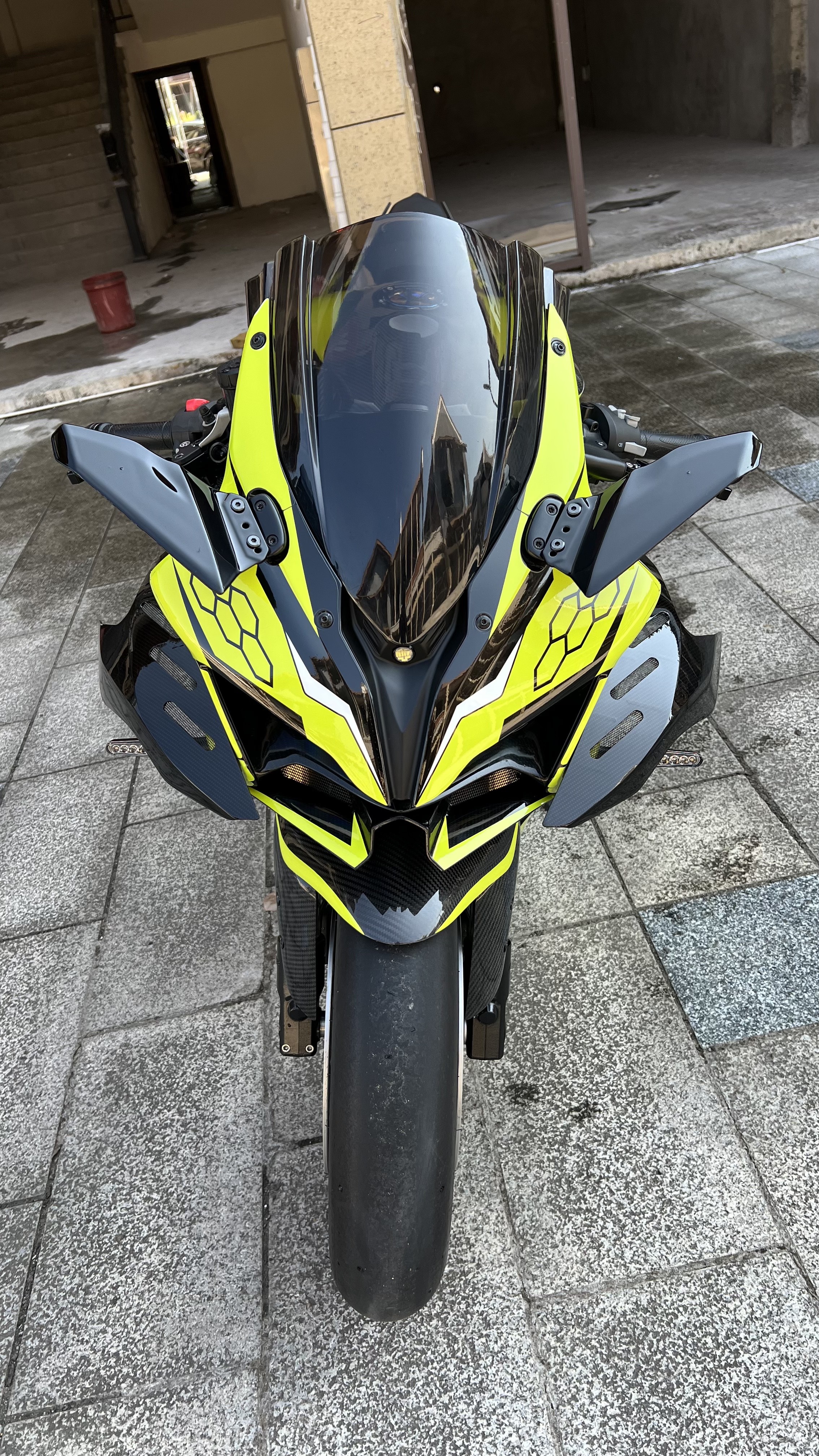 适用于钱江赛600RS赛800赛600赛921赛550改装定风翼后视镜