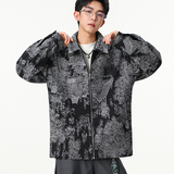 男装复古时尚简约宽松牛仔夹克情侣外套春秋新款A106-1-2600-P68，男装工装外套，电商A106-1