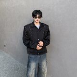 秋季新情侣男装垫肩休闲飞行员长袖夹克短款外套A106-1-8251-p88，男装夹克，电商A106-1