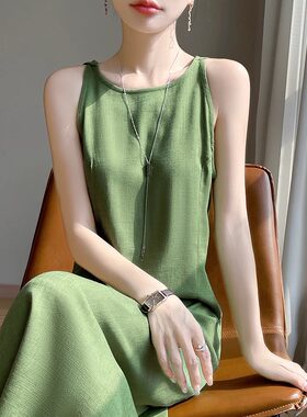 吊带连衣裙夏季背心裙无袖