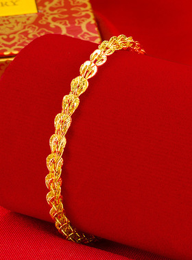 2026新款手链女多款时尚桃心玲珑幸运草花朵手链跨境凤尾手饰手串