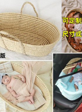 婴儿睡篮车载ins宝宝拍照摇篮窝