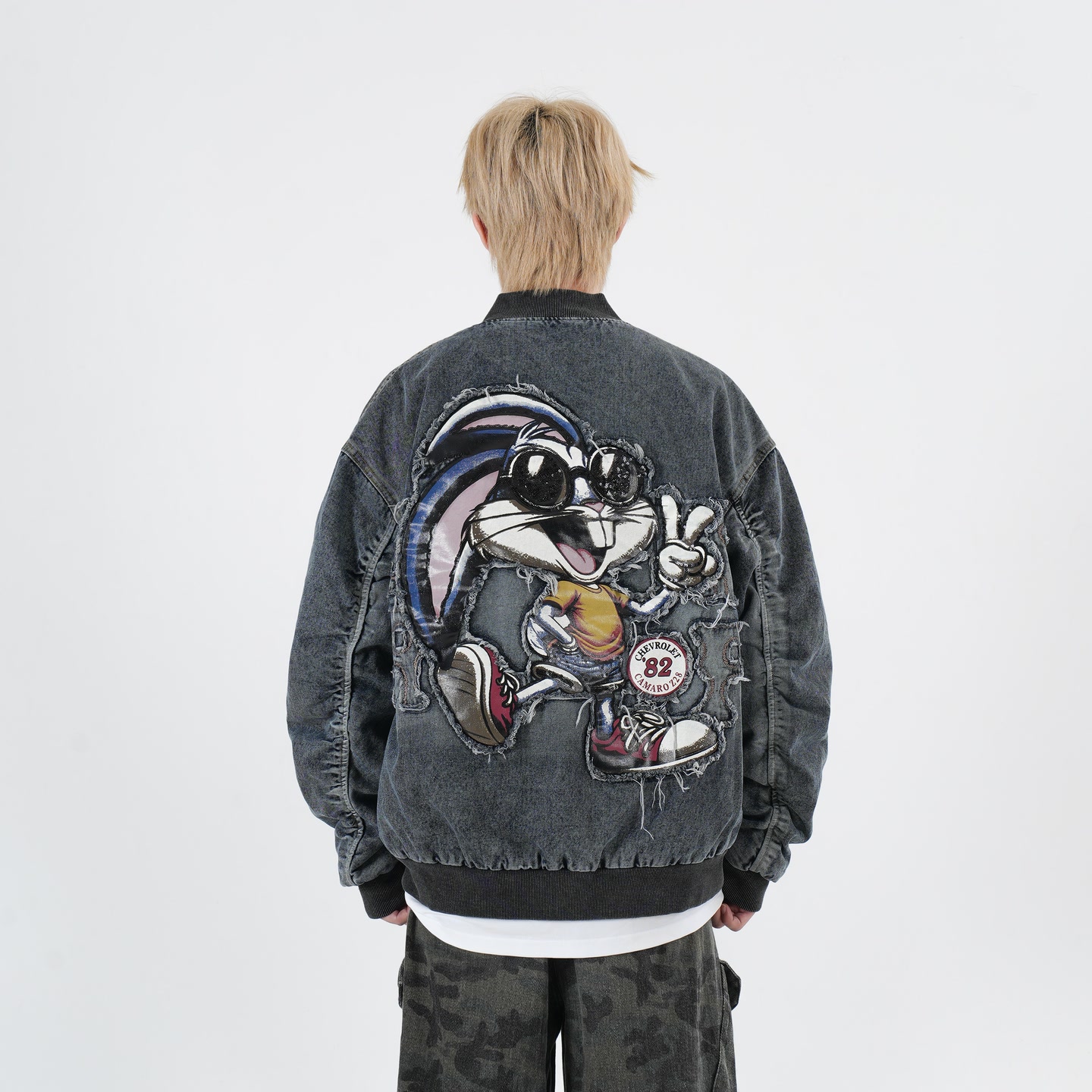 牛仔服夹克春秋水洗百搭宽松外套