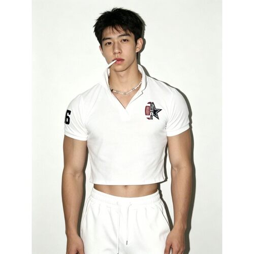 美式短款POLO衫男款