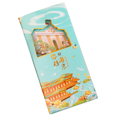 城市风景四折便签纸中国风古典彩色便条纸记事留言备忘贴纸N次贴随身可撕本子故宫文创礼品中小学生儿童礼物