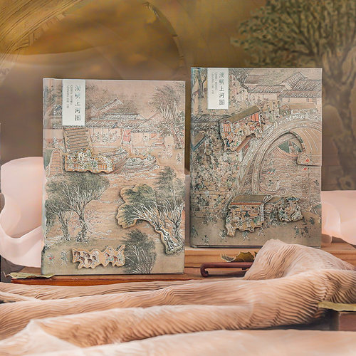 清明上河图笔记本子插画