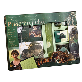 剧场手账系列精美书签光影剧场电影礼盒网红ins彩页手账本文艺复古手帐工具材料大艺术家油画胶带贴纸便签纸