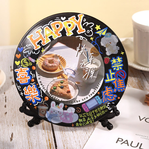 咕卡黑胶唱片贴纸套装儿童益智