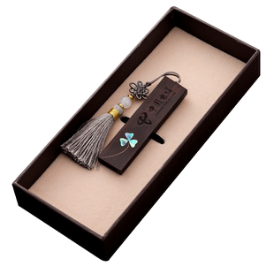 创意中国复古风红木u盘32g优盘定制刻字企业团购礼品网红生日礼物