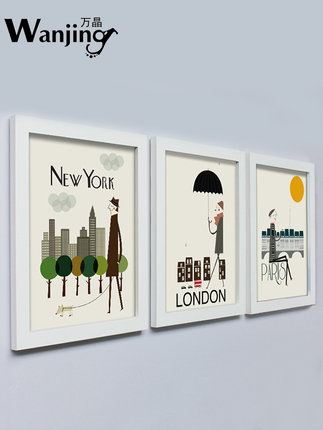 Simple Pure White Picture Frame for Wall Hanging A3 4K Sketch Painting 8K 24inch Solid Wood Paper-Cut Decorative Painting Vertical Photo Frame