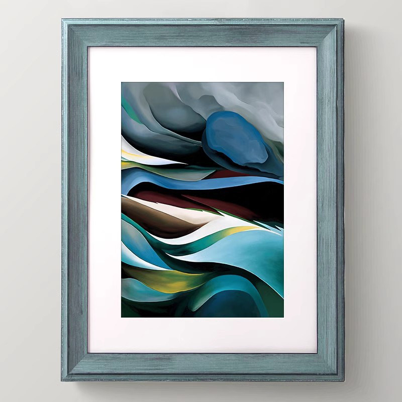 实木相框定制卡纸16 20 24 30寸8开拼图框装饰挂墙大画框外框装裱