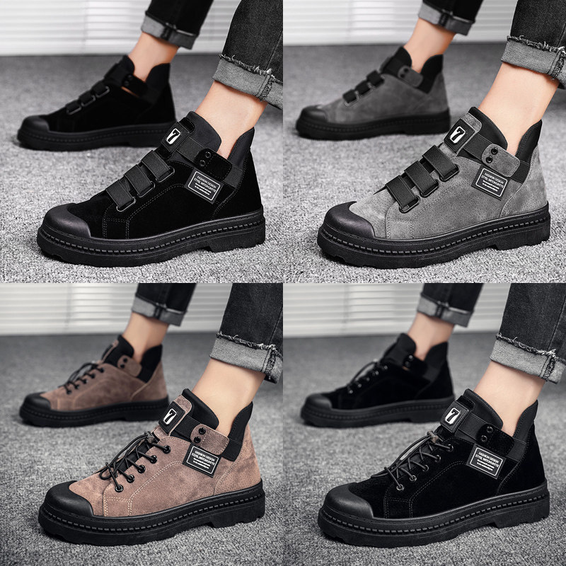 秋季2020新款男士马丁靴韩版潮流高帮男鞋复古工装男靴子百搭潮鞋在类目 流行男鞋, 靴子中 - 来自Buy2taobao.com提供专业的淘宝代购服务