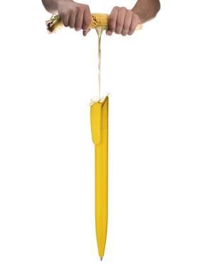 德国进口Senator胜奈德玉米笔NatualPlus签字笔中性水笔学生尾货