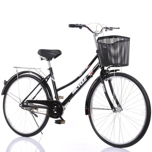 輕便成人男實(shí)心胎免充氣學(xué)生淑女單車成年通勤車休閑車 自行車女式