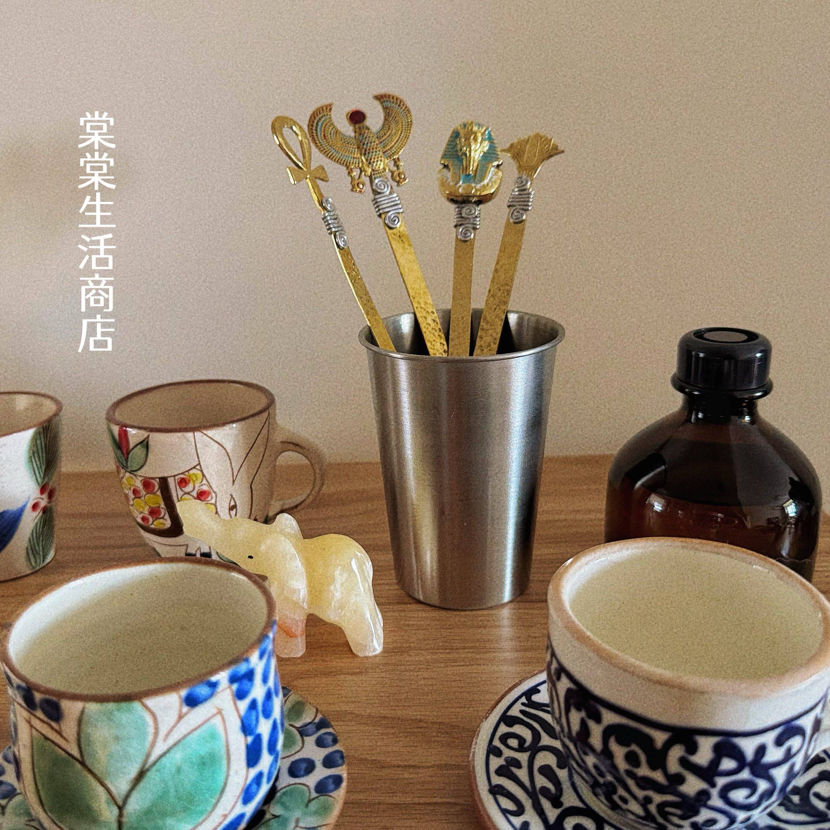 埃及旅游纪念品纯手工制作黄铜埃及法老王权杖书签生命之匙书签