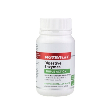 Новая Зеландия Nutralife Новые новые выращивание выращивания фермента фермент 60 зерна разложения жирные углеводы