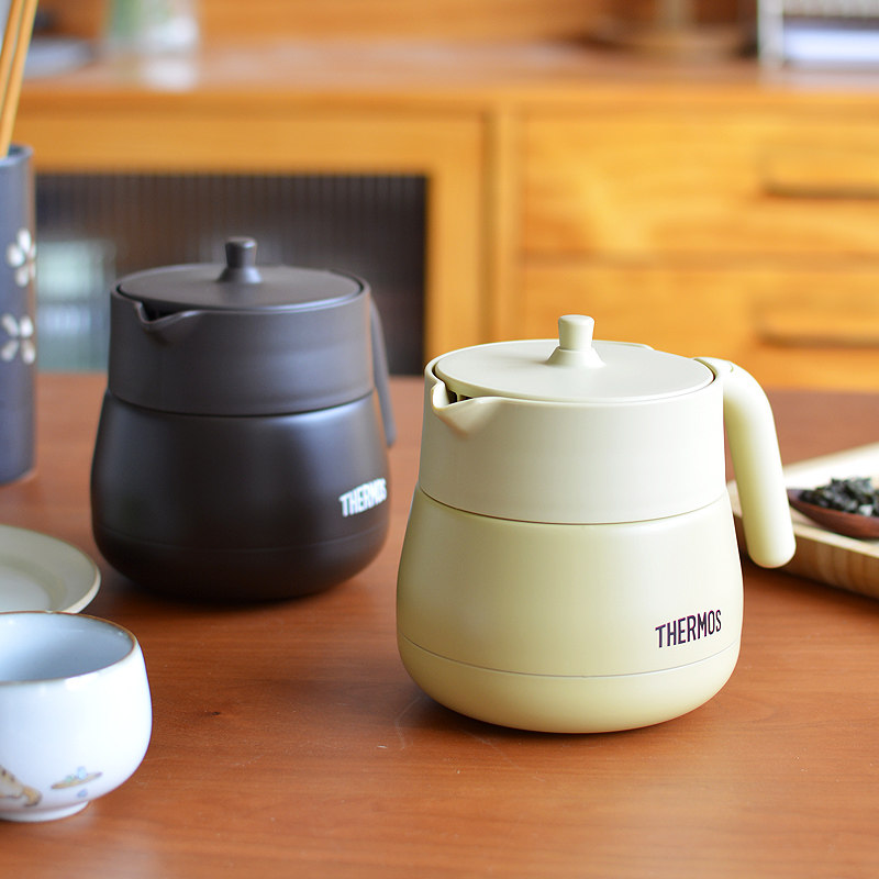 日本新品膳魔师保温壶家用办公泡茶壶不锈钢热水瓶带茶漏TTE