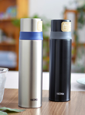 膳魔师THERMOS不锈钢保温杯男便携茶杯女士可爱水杯盖子FFM-501