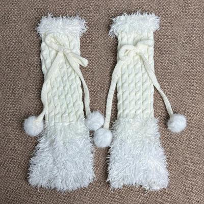 秋冬保暖辣妹y2k袜套配雪