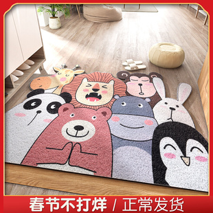 大江地垫可裁剪动物款入户门脚垫玄关门垫进门地毯门口动物狂欢节