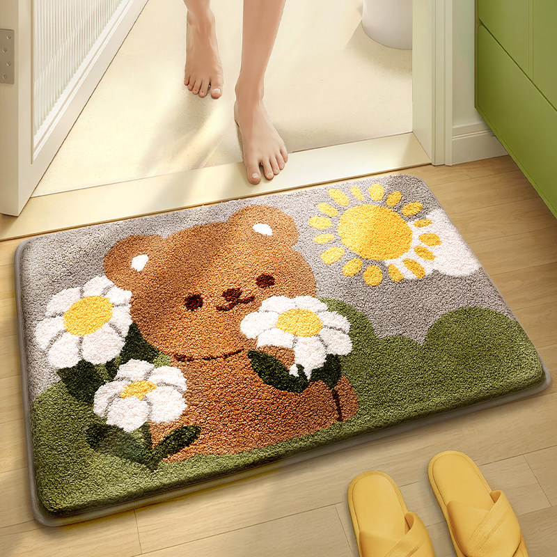 大江地垫卡通脚垫家用浴室地毯卫浴门垫进门卫生间门口吸水防滑垫,居家布艺,家用脚垫,淘宝优惠券,粉丝福利购,淘宝优惠卷