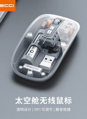 锐思RCS-M01三模链接2.4G+V5.1三档DPI灵敏蓝牙无线耳机